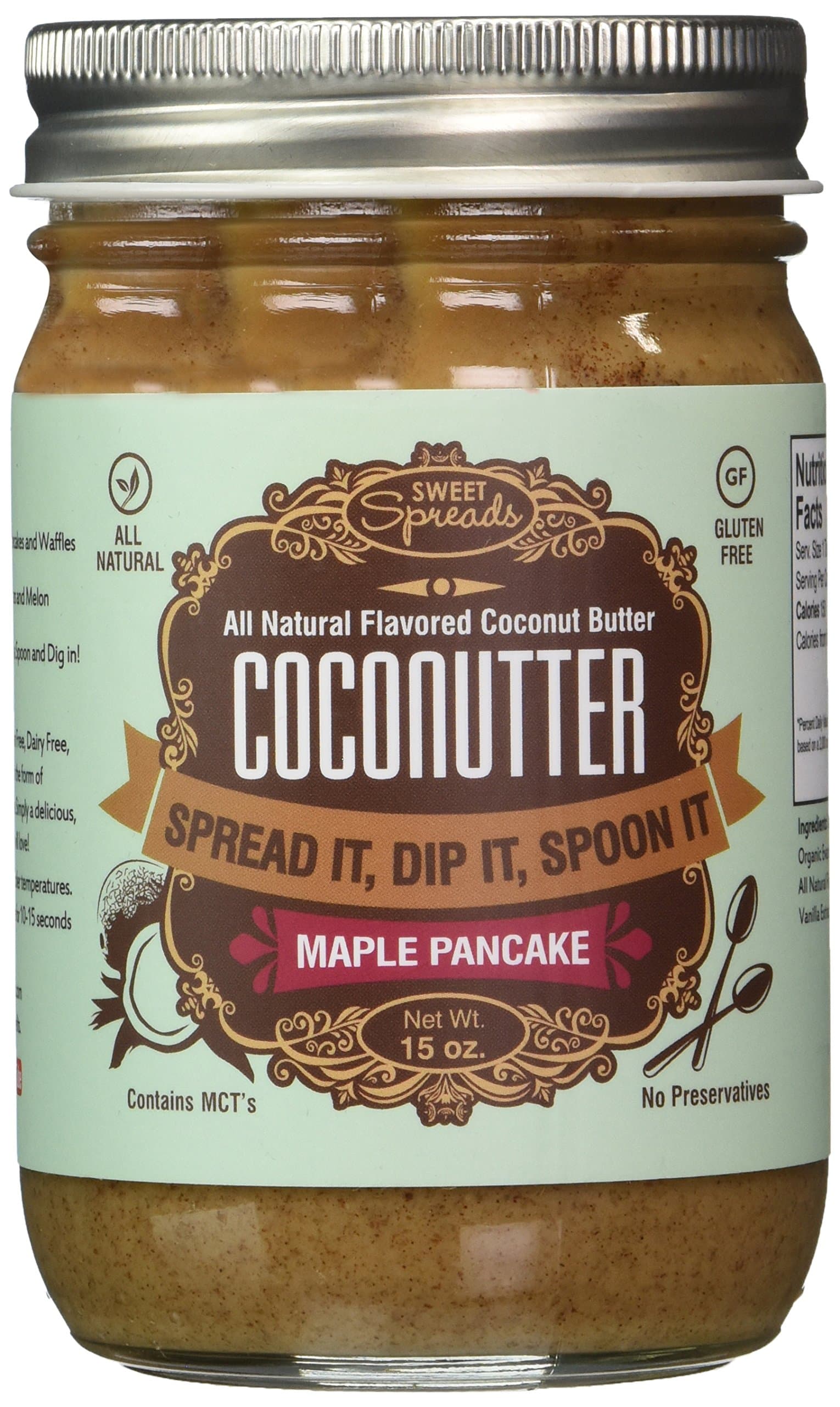 Coconutter, Maple Pancake, 15 Ounce