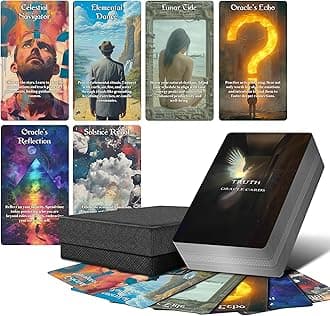 ZZBUY The Truth Oracle Cards, Revealing The Truth Oracle Deck with Meanings on Them for Beginner
