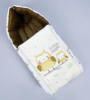 NEW COMERS® 3 in 1 Baby Bed, Sleeping Bag & Carry Nest, Cotton Baby Bedding for New Born & Infant, Travel Friendly Portable Bassinet, for Baby Carrying & co Sleeping, Unisex Baby Sleeping Bed-806