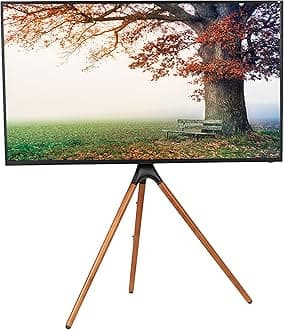 VIVO VIVO Artistic Easel Studio TV Display Stand | Adjustable TV Mount with Swivel and Tripod Base for Screens up to 65ââ‚¬ (STAND-TV65A)