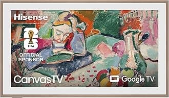 85-Inch Class QLED 4K S7N CanvasTV Series Dolby Vision HDR Google Smart TV (85S7N, 2025 Model) - 144Hz, Art Mode, Anti-Glare Panel, Hi-Matte Display, UltraSlim Wall Mount & Frame Included