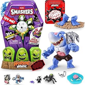 Smashers Mega Horror House (Blood Shark) by ZURU, Interactive Toy, Collectable Toy for Kids and Teens
