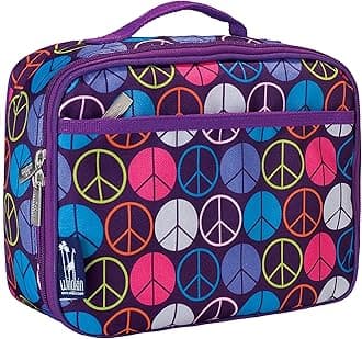 WildkinKids Insulated Lunch Box for Boys and Girls, Perfect Size for Packing Hot or Cold Snacks for School and Travel, Patterns Coordinate with Our Backpacks and Duffel Bags One Size Purple 33212