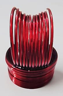 Anshi Creations Traditional Plain Glass Bangles for Girls and Women