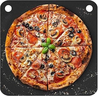 Primica Pizza Steel for Oven & Grill 13.6" x 13.6" The Ultimate Crust Game Changer, Perfect for Oven Baked Pizza with higher Conductivity, Premium Baking Alternative to Pan and Stone