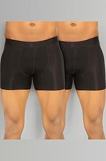 HIELABS Micromodal Pouch Underwear for Men | Regular Fit Trunk | Ultra Soft & Breathable | Anti Odour | Ultrasoft Waistband | Men AllDayFit | Pack of 2 with Two Different Colours | ALL Sizes