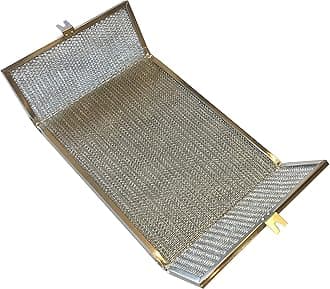 Filter Everything Replacement Range Filter Compatible With Nutone 65893-000, K5816-000,WG-8701,RWF1101; 11-5/8 x 24-5/8 x 3/8 W/4-7/8 WINGS 2 CLIPS SS; 1-Pack