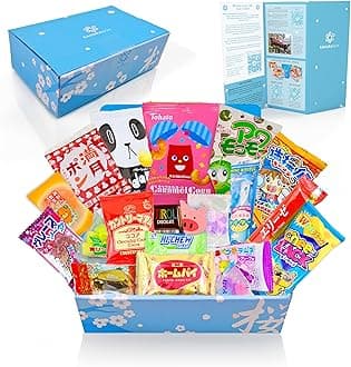 Japanese Snacks & Candy 20 Piece Dagashi Set (Box)