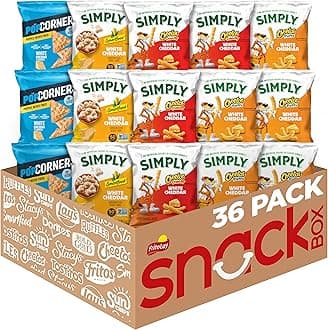 White Cheddar Snacks Favorites Variety Pack (Pack of 36), Vegetarian