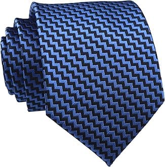 Men's Gingham Check Stripe Ties Pattern Business Formal Designer Neckties 3.15"
