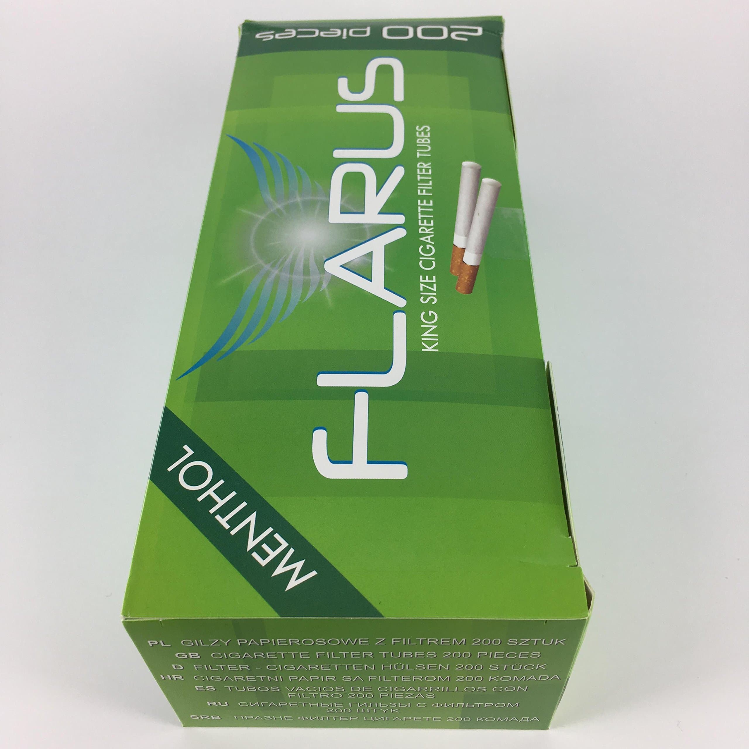 Flarus Menthol Filter Tubes 400 (2 Box)