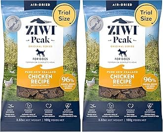 Peak Air-Dried Dog Food – Chicken - All Natural, High Protein, Grain Free, Limited Ingredient w/Superfoods (3.5oz) (Pack of 2)