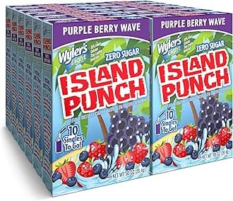 Wyler's Light Island Punch, Purple Berry Wave, 10 CT