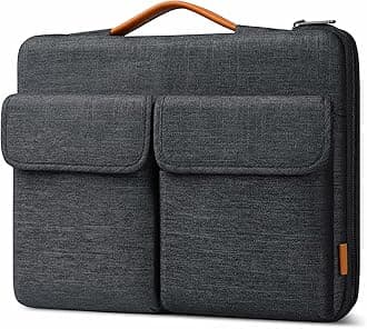 Inateck 13 Inch Laptop Sleeve Case Compatible with MacBook Pro 2012-2015, MacBook Air 2012-2017 and Most 13.3 Inch Laptops, With Handle, Black Gray