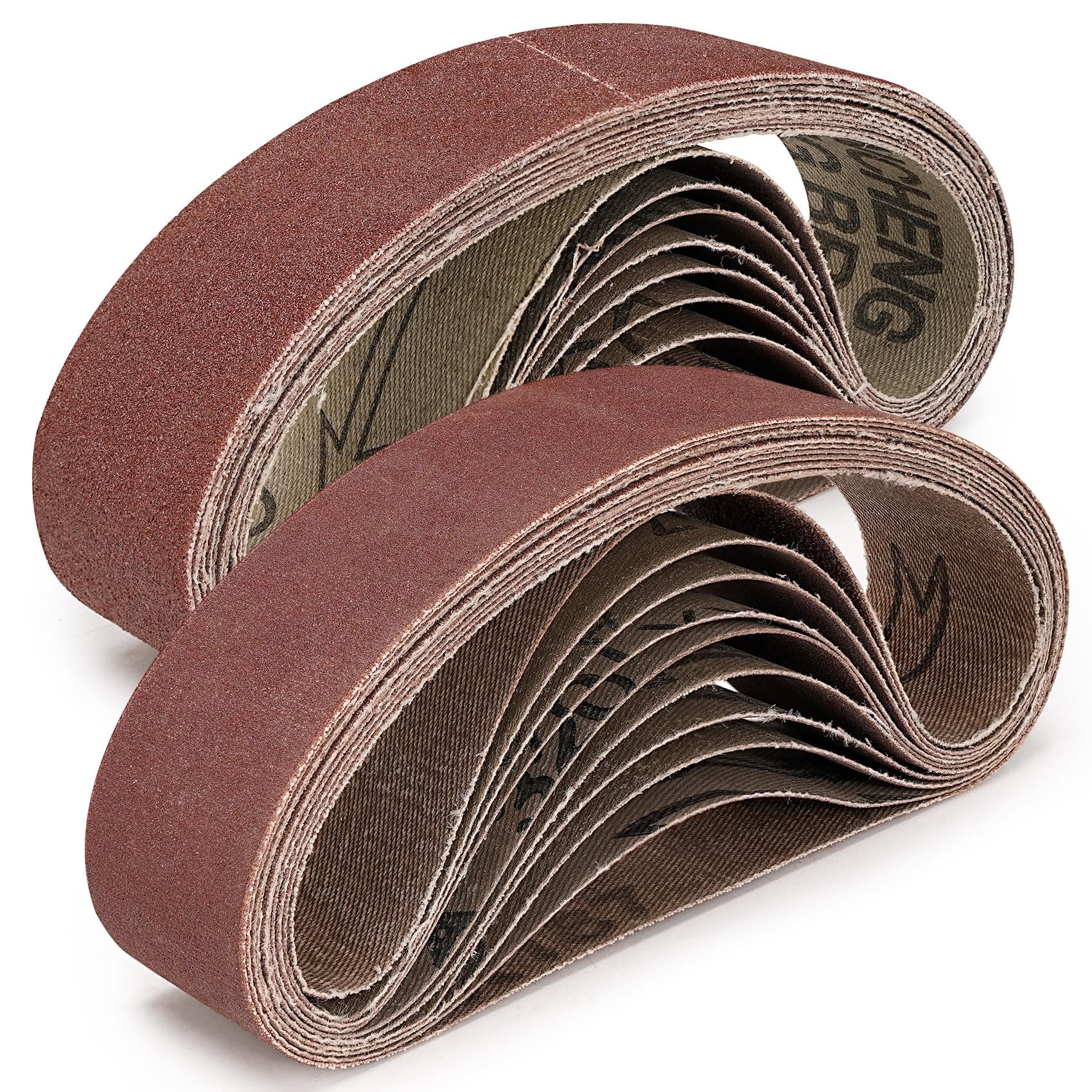 20 Pack 1.2" x 13" Replacement Knife Sharpener Sanding Belt 120/240/400/800/1000 Grit Aluminum Oxide Sander Belt