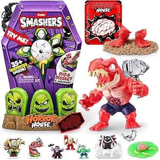 Smashers Mega Horror House (Zombie Rex) by ZURU, Interactive Toy, Collectable Toy for Kids and Teens