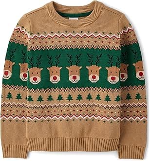 Gymboree Boys and Toddler Long Sleeve Crew Neck Pullover Sweater