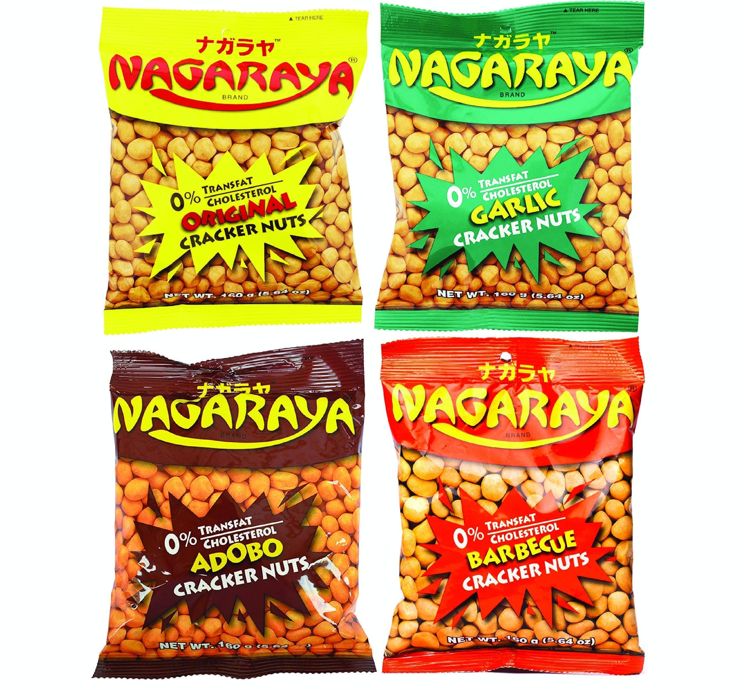 Nagaraya Cracker Nuts (Assorted, 4 Flavors)