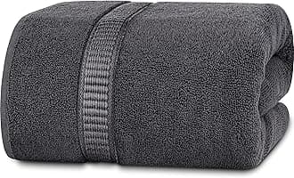 Utopia Towels - Premium Jumbo Bath Sheet (90 x 180 cm, Single Pack) - 600 GSM 100% Ring Spun Cotton Highly Absorbent and Quick Dry Extra Large Bath Sheet - Super Soft Hotel Quality Towel (Grey)