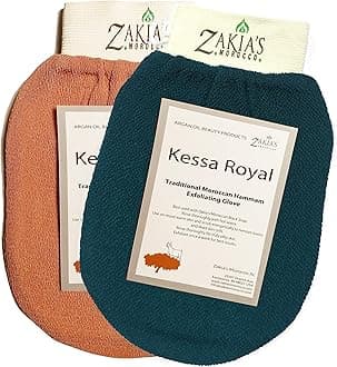 Zakia's Morocco Kessa Scrubbing Treatment Gloves