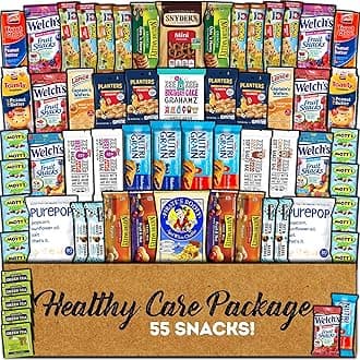 CRAVEBOX Healthy Snack Box Care Package (55 count) Easter Variety Snacks Pack - College Back to School