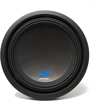Alpine S-W12D2 12" Car Subwoofer S-Series 2 Ohm Voice Coil