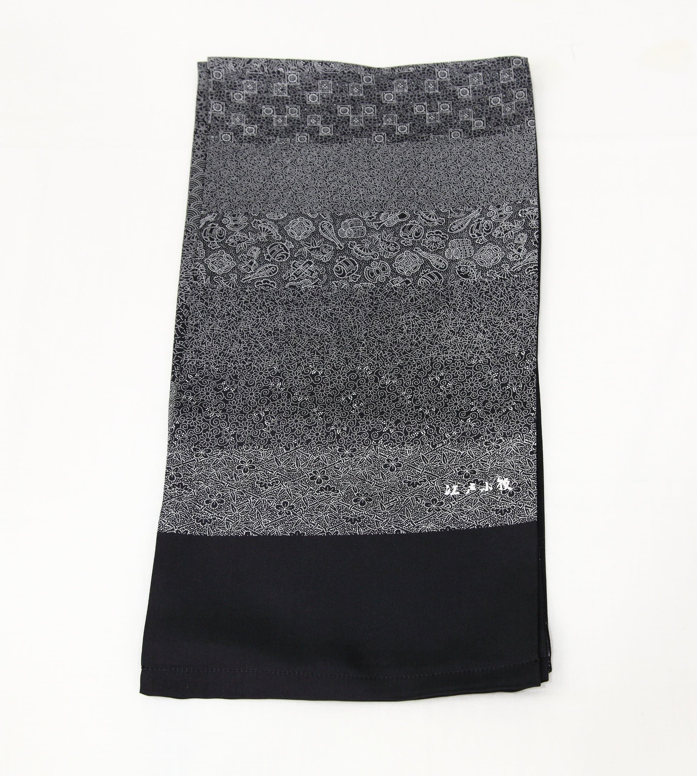 Edo Komon Scarf (Black)