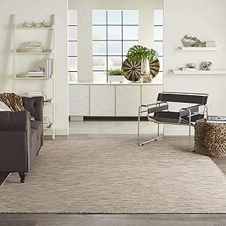 NOURISON Postiano Indoor/Outdoor Solid Beige 4' x 6' Area Rug 4' x 6'
