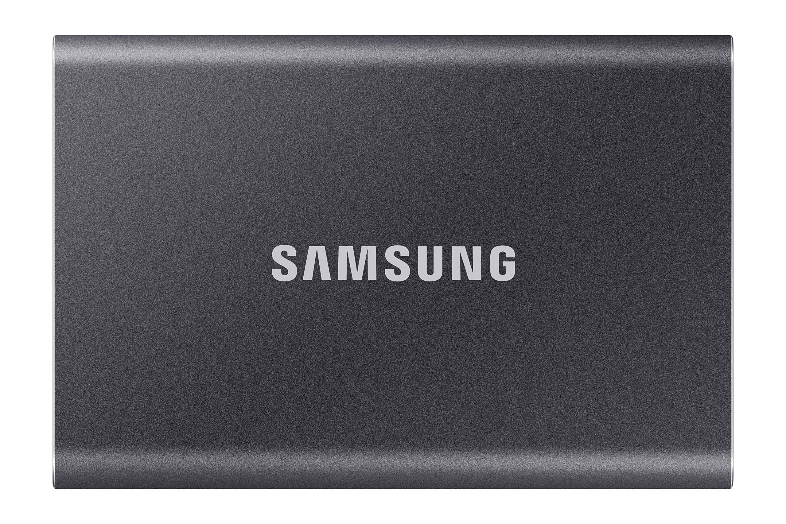 SAMSUNG SSD T7 Portable External Solid State Drive 1TB, Up to USB 3.2 Gen 2, Reliable Storage for Gaming, Students, Professionals, (MU-PC1T0T/WW) , Gray