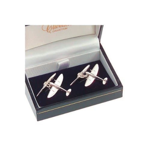 Clivedon Sterling Silver Cufflinks - Spitfire