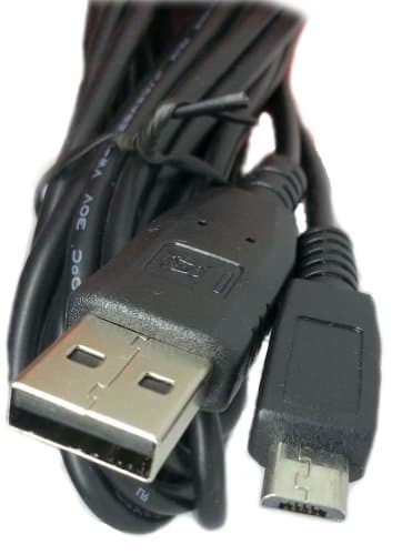 1m High Speed USB 2.0 to Micro B Data Cable - Ultra high quality (Black) WITH FREE Metal Dust Cap