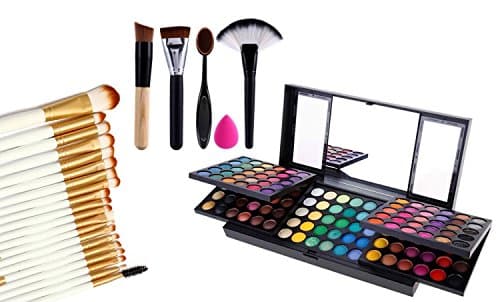 20 Colour Foundation Palette + Sponge Applicator