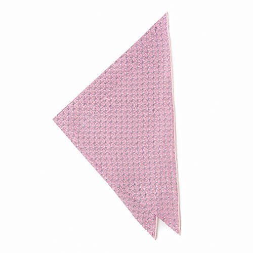Silk Pocket Square - 100% Silk (Pink Patterned)