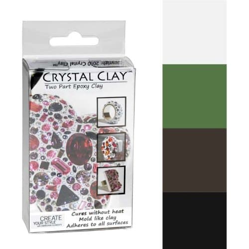 Crystal Clay 2-Part Epoxy Clay Kit- Basic Color Mix 100g