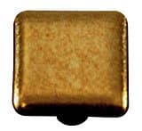 Metallic Square Knob Post Finish: Black