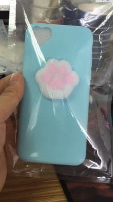 AliPlus iPhone 7 Case, Squishy Cat Claw 3D Soft Cute Silicone TPU Protective Phone Case for Apple iPhone 7 4.7 inch Blue