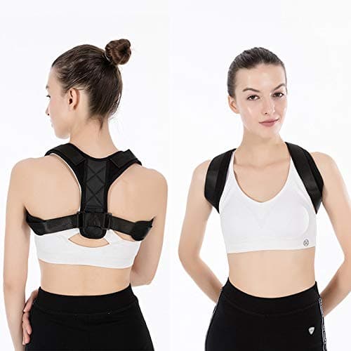HEYANG Posture Corrector, Aisprt Adjustable Back Posture Support Brace for Men and Women, Upper Back Brace Correction for Your Upper Back, Neck and Shoulder Pain Relief