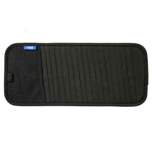 Big Dragonfly 18PCS Hot-Selling Multi-Function Auto Visor Organizer & CD Storage Case & Commodity Shelf (Black) DK-18P