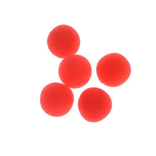 5 Pcs Sponge Soft Ball Close-Up Magic Street Classical Comedy Trick Props by Sdetter