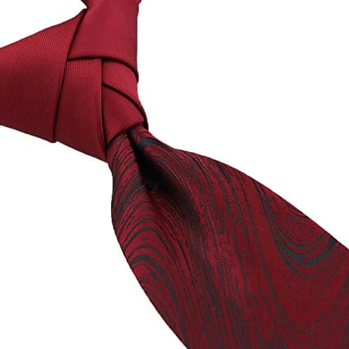 Ties Solid Color Knot Contrast Spiral Lines Tie Patchwork Necktie 8.5cm