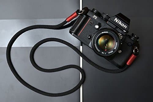TorMake Black camera strap neck strap Shoulder Strap from rope decorate leather and color thread for leica,canon, fuji ,Nikon ,olympus,sony,Lumix,pentax
