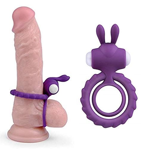 SixT Purple Rabbit Ear Ring for Men 03