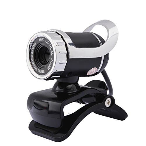 Webcam,YUDEG HD Web Camera with Microphone 480P Computer Web Camera USB High Definition Web Video Camera 360° for PC Desktop Laptop Skype