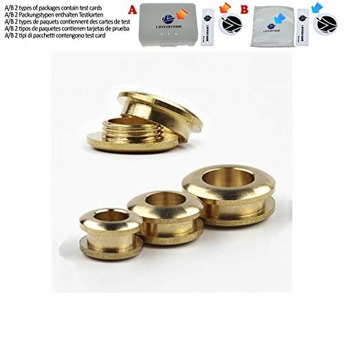 Solid Brass Screw Back Eyelets with Washer Grommets Leather Craft Accessory for Bag Garment Shoe Clothes Jeans Decoration,28 x 15mm
