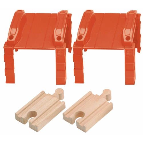 Wooden Multi Level Set With Track