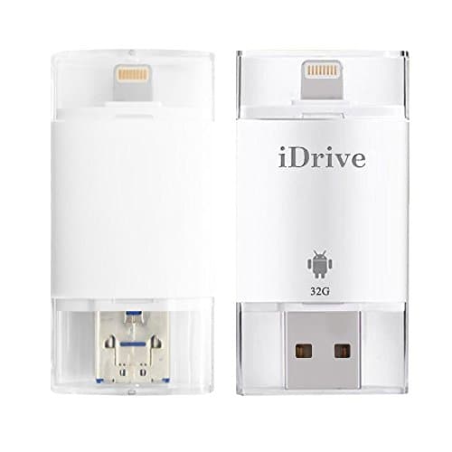 USB Flash Drive, USB Flash Drive HD Memory Stick for iPhone 5/5C/5S/6/6Plus/7 and Android for Adding Extra Storage to Save More Image & Video (32GB)