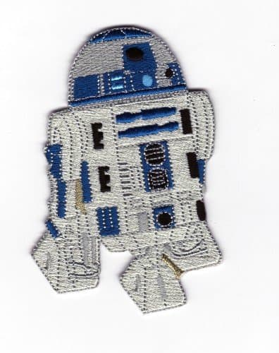 Sew-on Iron-on Embroidered Patch Starwars Android R2D2 Droid Badge