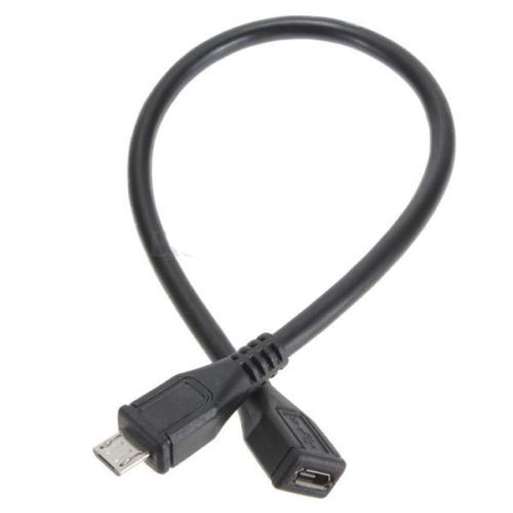 0.3/0.5/1M Micro USB 2.0 Type B Male To Female M/F Extension Extender Charging Cable Cord