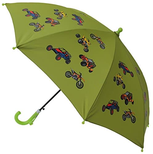 Foxfire for Kids Solid Pattern Umbrella Lime Green ATV Quad Dirt Bike