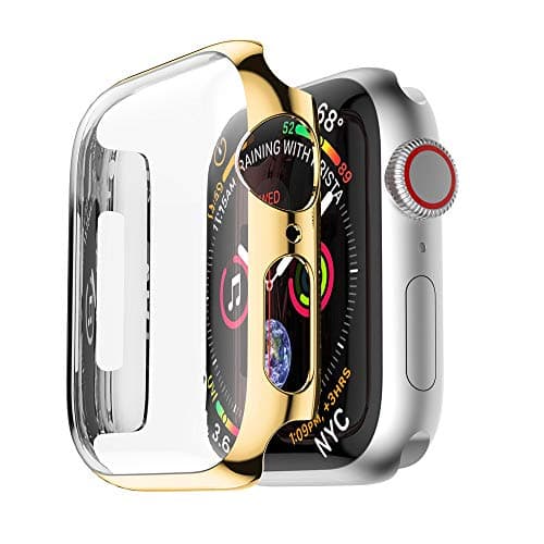 Apple Watch Case Series 4 Super Thin PC Plating Protective Bumper Scratch Resistant Protector Case for Apple Watch Case 44mm